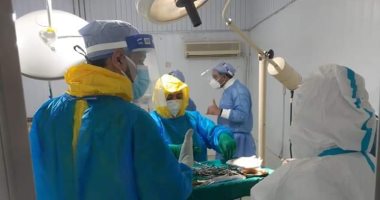 فريق طبى مستشفى تلا بالمنوفية ينجح فى إجراء عملية ولادة لسيدة مصابة بكورونا