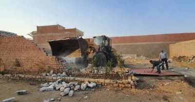 محافظة الجيزة تزيل 25 حالة بناء مخالف وتعديات على أراضٍ زراعية وأملاك الدولة