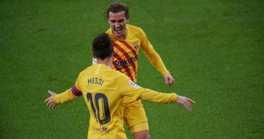 ميسي يقود برشلونة لفوز صعب على أتلتيك بلباو بالدورى الإسبانى.. ألبوم صور