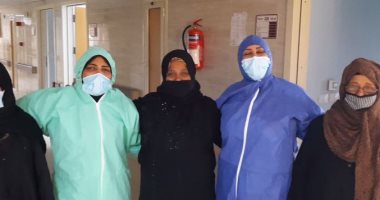 مستشفى الأقصر العام تشهد خروج 6 حالات شفاء وتعافى من كورونا 