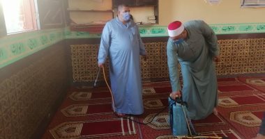 أوقاف شمال سيناء تكثف حملات التفتيش لمتابعة الإجراءات الوقائية بالمساجد
