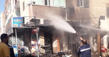 السيطرة على حريق بأحد المطاعم فى مدينة سفاجا دون إصابات.. صور