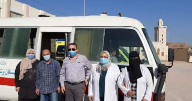نائب محافظ جنوب سيناء تتفقد القافلة الطبية بوادى مندر بشرم الشيخ.. صور