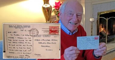 مسن بريطانى يتلقى رسالة بريدية ضائعة منذ 66 عاما.. اعرف فحواها