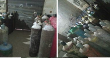 ضبط 150 أسطوانة أكسجين مجهولة تستخدم فى علاج مصابى كورونا داخل مخزن بالقاهرة     