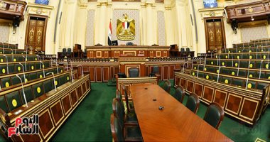 القاعة الرئيسية لمجلس النواب تتزين لاستقبال الأعضاء الجُدد غدا.. صور