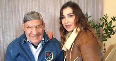 Mofeed Fawzy with his daughter Hanan 