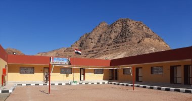 الدولة تحقق حلم أهالى "وادى الصهو" ببناء مدرسة فى جبال سيناء..صور