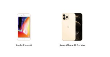إيه الفرق؟.. اعرف الاختلافات بين هاتفى iPhone 12 Pro Max و iPhone 8