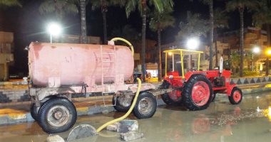 استمرار هطول الأمطار فى كفر الشيخ ومعدات مجالس المدن ترفع المياه.. صور