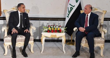 وزير الخارجية العراقى يستقبل السفير المصرى بمناسبة انتهاء مهام عمله الدبلوماسية