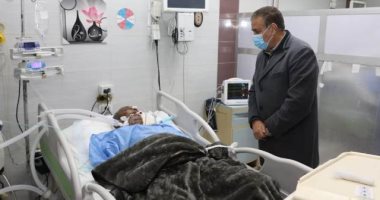 محافظ المنوفية يتابع حالة مرضى العناية المركزة بالمستشفى التعليمى.. فيديو