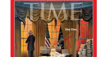 تركة ثقيلة.. غلاف "TIME" يشفق على بايدن من إرث سلفه ترامب فى اليوم الأول