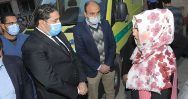 نائب محافظ بنى سويف يتابع مصابى حادث الصحراوى الشرقى بالمستشفى الجامعى