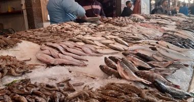جولة داخل سوق السمك الجديد فى بورسعيد.. اعرف الأسعار