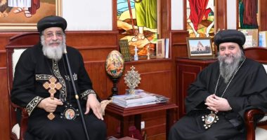 البابا تواضروس يناقش أوضاع عدد من الأديرة مع الأنبا ساويرس