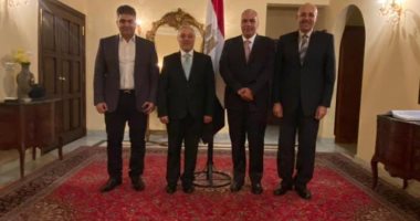‏السفير المصرى فى جيبوتى يستقبل رئيس جامعة طنطا والوفد المرافق له