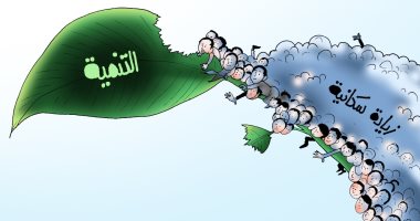 الزيادة السكانية تأكل ثمار التنمية في كاريكاتير اليوم السابع