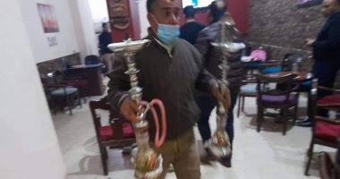 غلق وتشميع 20 مقهى ومطعما ومحلا مخالفا بحدائق الأهرام بالجيزة