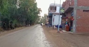 هطول أمطار على عدد من قرى كفر الشيخ.. صور