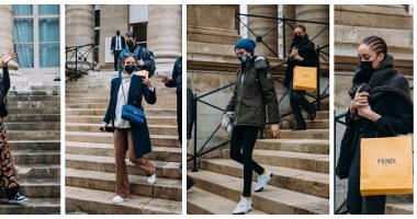 للرجال والنساء.. أبرز إطلالات أزياء الشارع على هامش عروض باريس.. ألبوم صور