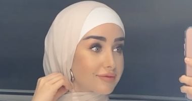 هنا الزاهد بـ"الحجاب" فى كواليس تصوير مسلسلها الجديد "حلوة الدنيا سكر".. فيديو