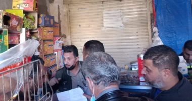 غلق وتشميع عدد من المحلات المخالفة خلال حملة ببورسعيد