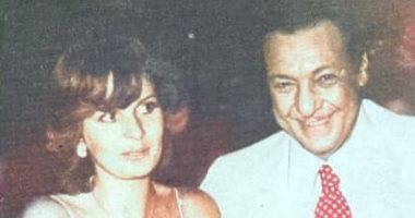 يسرا فى صورة نادرة مع الدنجوان رشدى أباظة منذ أكثر من 40 عامًا