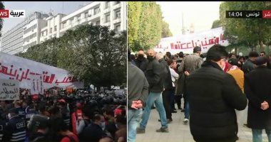 مظاهرات بتونس فى ذكرى اغتيال شكرى بلعيد تردد شعارات مناهضة لحركة النهضة