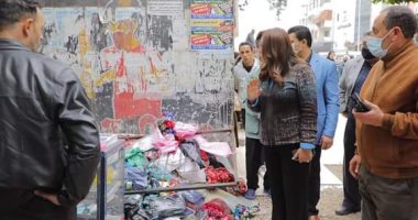 محافظ دمياط تقود حملة لرفع الإشغالات بمنطقة عمر أفندى ومحيط قصر الثقافة