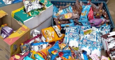 ضبط أغذية منتهية الصلاحية خلال حملة تفتيشية بالفشن فى بنى سويف
