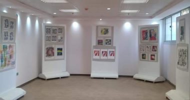إقامة أول معرض للفن التشكيلى بقصر ثقافة بنى سويف الجديدة.. صور