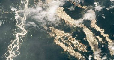 محطة الفضاء الدولية تكشف بصورة أنهار الذهب فى غابات الأمازون
