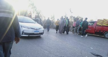 إصابة 16شخصا فى حادث تصادم بطريق "ههيا- أبوكبير" بالشرقية