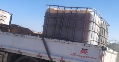 ضبط سيارة نقل جمعت مواد بترولية بدون تصريح بالإسكندرية