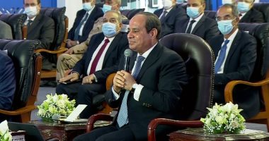 الرئيس السيسى: "نقبل المعارضة من أى حد بس بشرط يبقى فاهم هو بيقول إيه"