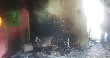 السيطرة على حريق فى منزل بمنطقة التعاون بالإسماعيلية دون خسائر بشرية (صور)