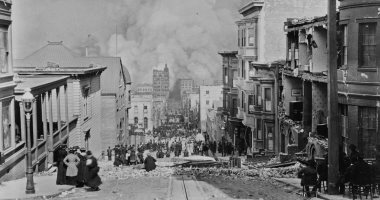 100 صورة عالمية.. "زلزال سان فرانسيسكو" أول كارثة يتم تصويرها 