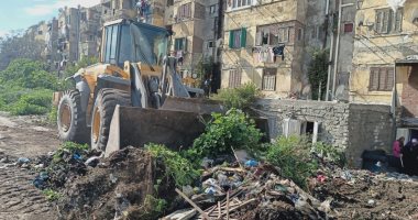 رفع 1430 طن قمامة من مساكن مصيلحي بنطاق حي غرب الإسكندرية