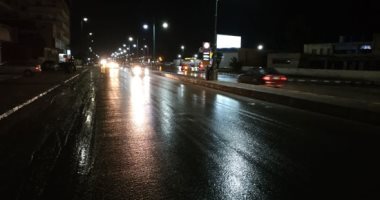 أمطار ورياح وأجواء باردة تضرب الإسكندرية للمرة الثانية خلال اليوم.. فيديو