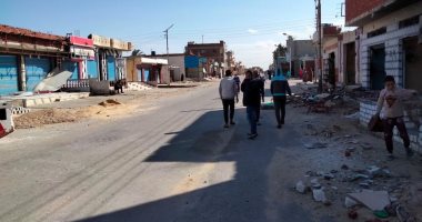 فتح شارع مغلق منذ 8 شهور بقرية 30 يونيو بشمال سيناء .. صور 