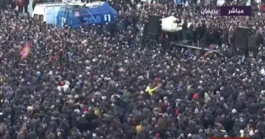 متظاهرون فى أرمينيا يقتحمون مبنى الحكومة للمطالبة باستقالة رئيسها الوزراء