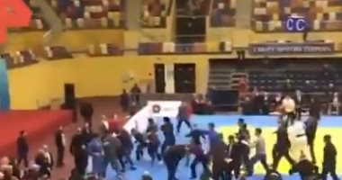 مباراة جودو تتحول لـ"خناقة شوارع" فى روسيا.. فيديو وصور