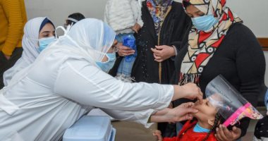 صور.. إنطلاق الحملة القومية للتطعيم ضد مرض شلل الأطفال بالإسكندرية