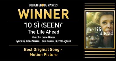 أغنية فيلم صوفيا لورين The Life Ahead تفوز بجائزة جولدن جلوب أفضل أغنية