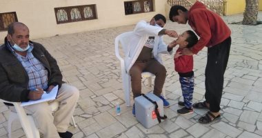 أوقاف شمال سيناء تستقبل فرق تطعيم حملة شلل الأطفال أمام المساجد