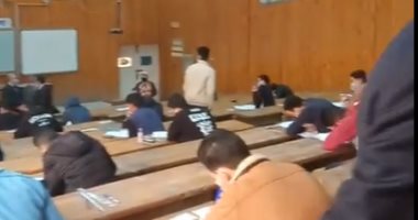 إجراءات صارمة فى امتحان كلية الهندسة بجامعة المنيا .. فيديو