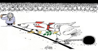 كاريكاتير صحيفة عمانية.. الأرض على أعتاب حروب جديدة