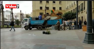 بدء إخلاء مجمع التحرير لإعادة استغلال المبنى.. فيديو