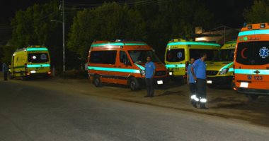 إصابة 13 شخصًا فى حادث تصادم بطريق كفر الزيات الغربية